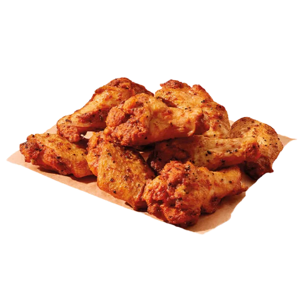 Juicy oven-roasted chicken wings with a golden brown finish.